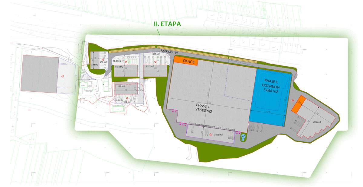 Hall Presskam, new building, Devínska Nová Ves, Bratislava